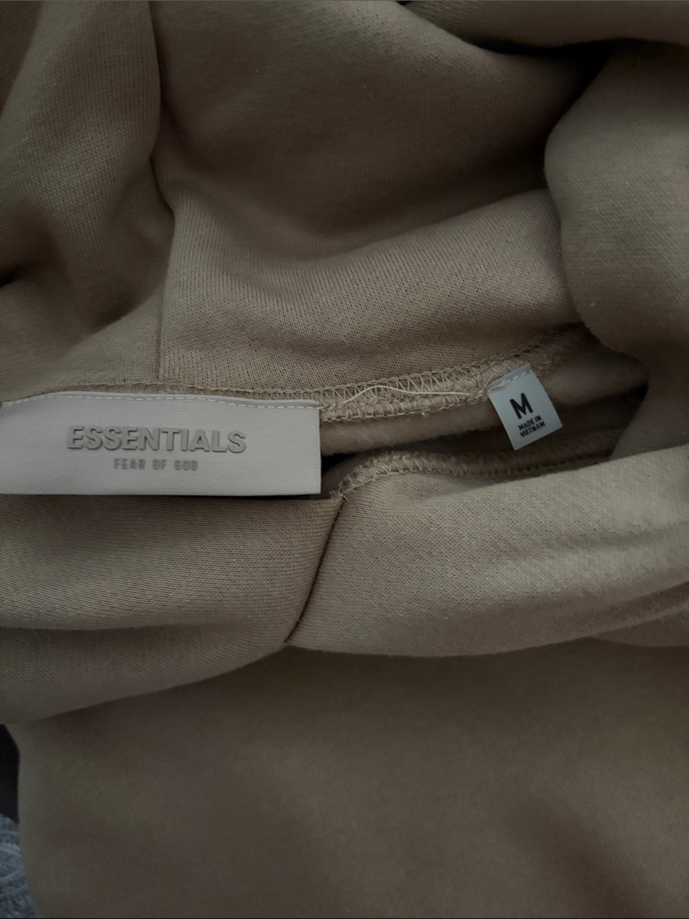 Fear of God ESSENTIALS Hoodie in Oak - Picture 8 of 8